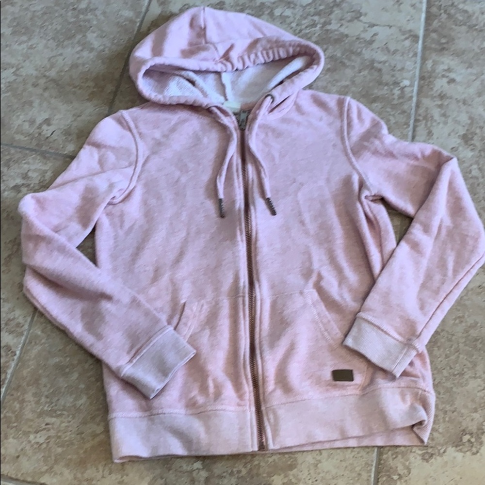 Roxy zip up sweater size small